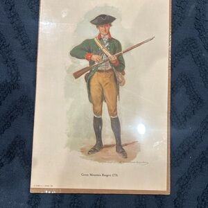 Green Mountain Rangers 1776 Wall Art
